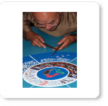 Tibetan Sand Mandala created in Marin California