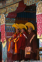 monk at Buddhist festival